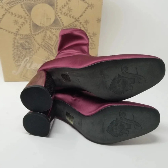 New Free People Spectrum Berry Sock Ankle Boots 38 - Picture 7 of 10
